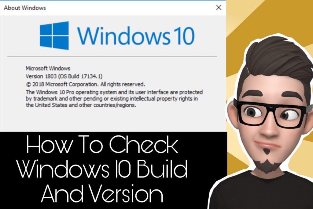 How To Check Windows 10 Build And Version Geekzag