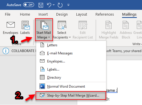 How To Merge Excel Data Into A Word Document