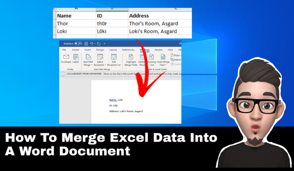 how-to-merge-excel-data-into-a-word-document-using-mail-merge-geekzag