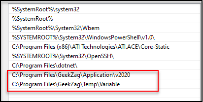 Environment Variable Is Too Large