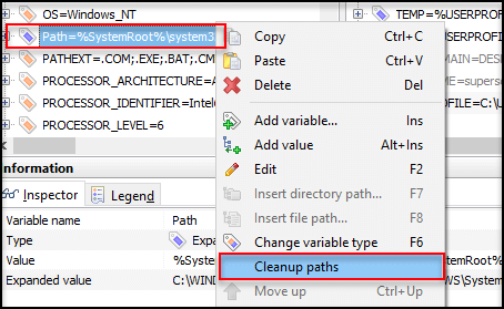 Environment Variable Is Too Large