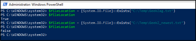 Powershell Check If File Exists With Full Samples