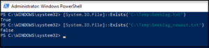 Powershell Check If File Exists With Full Samples - GeekZag