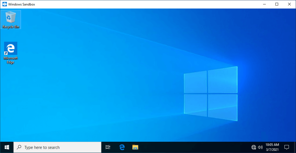 How To Use Windows 10 Sandbox