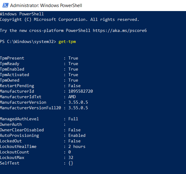 How To Check TPM Status