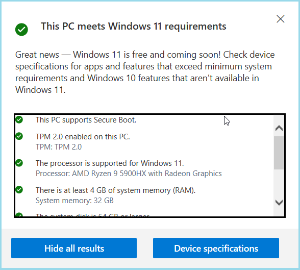 check for compatibility with windows 11 download