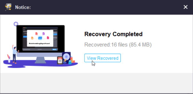 how to recovery deleted file in pc