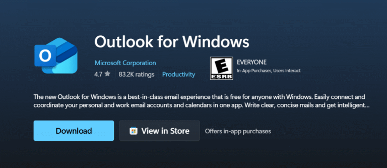 download microsoft outlook