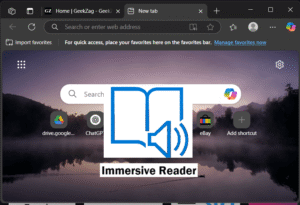how to enable immersive reader in edge