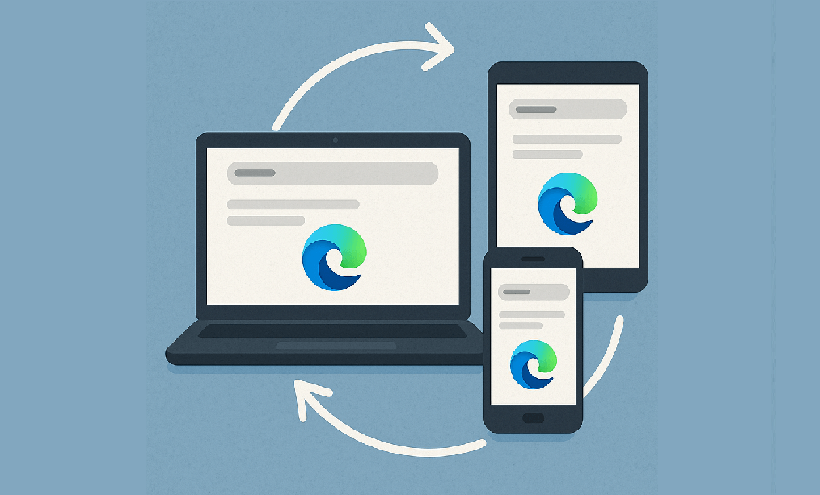 sync microsoft edge across devices