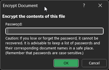 How to Password Protect an Excel File