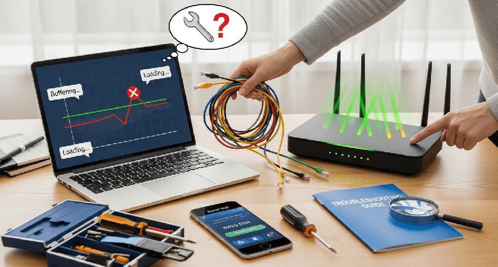 how to fix a slow internet connection