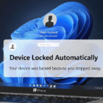 enable automatic device locking feature windows