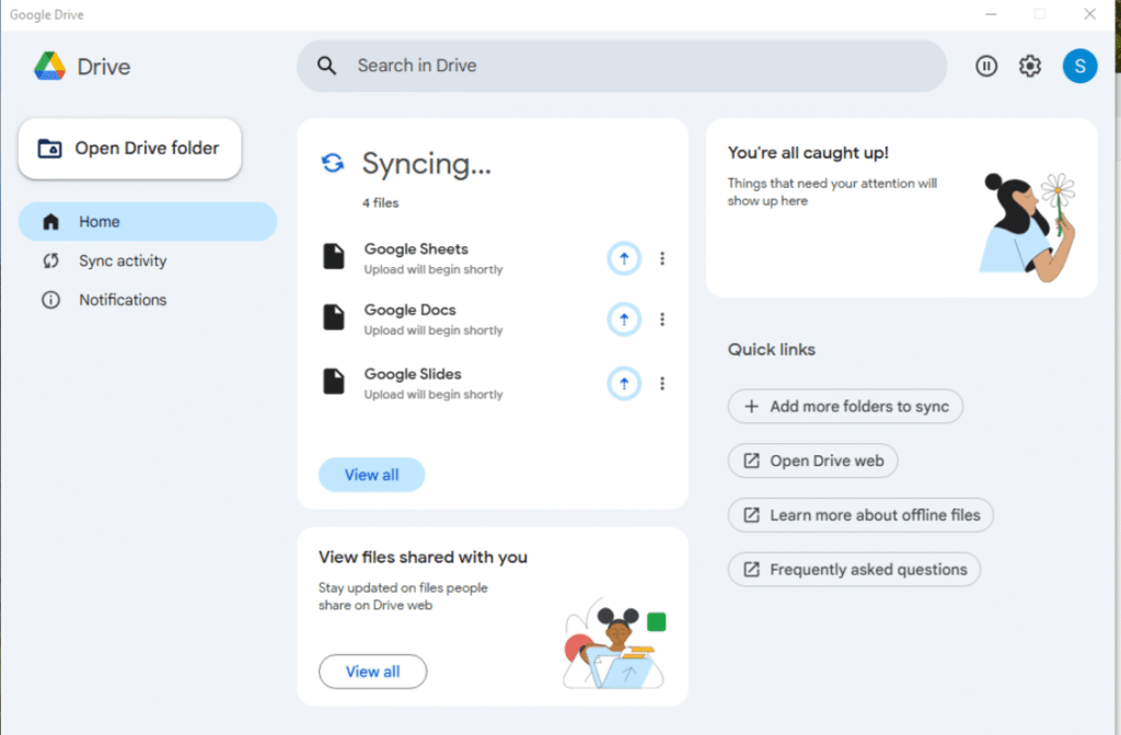 google drive for desktop done