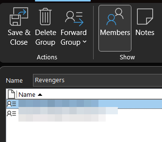 how to create a distribution list in outlook