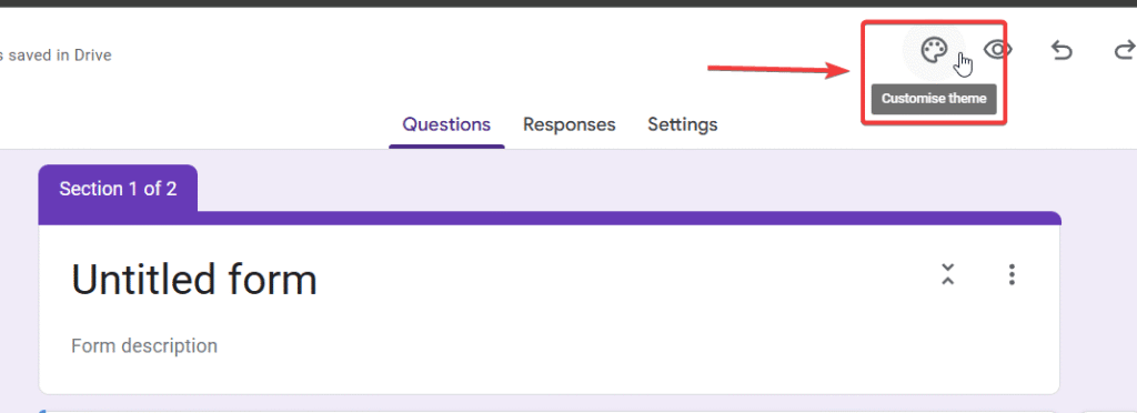 how to customize google form