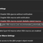 how to enable macros in excel