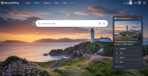bing homepage quiz