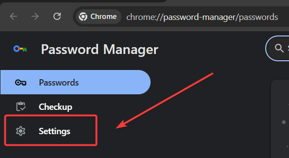 google password manager