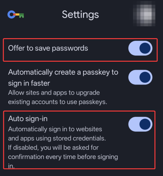 google password manager