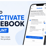 illustration of how to deactivate facebook account